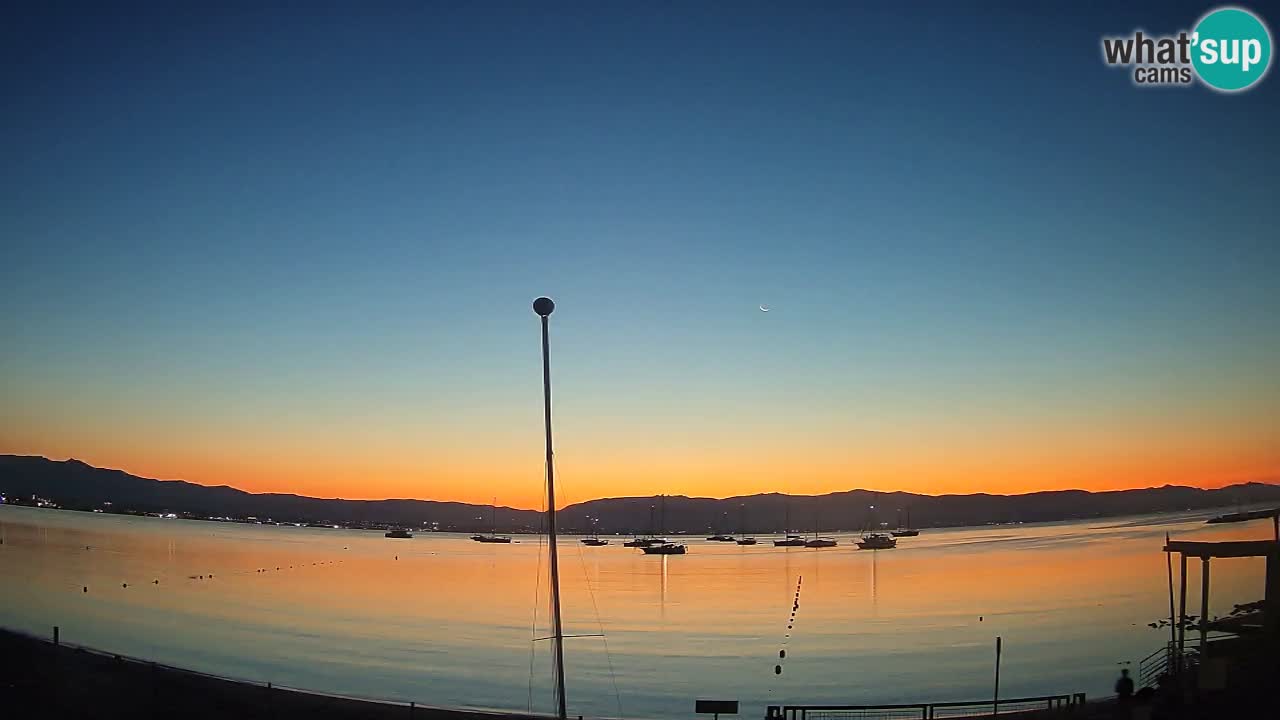 Webcam Cagliari Windsurf Club – Plage du Poetto en direct
