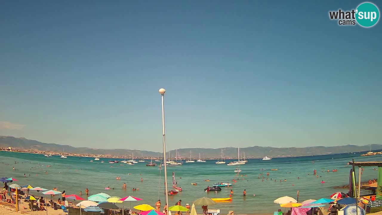 Webcam Cagliari Windsurf Club – Spiaggia del Poetto in diretta