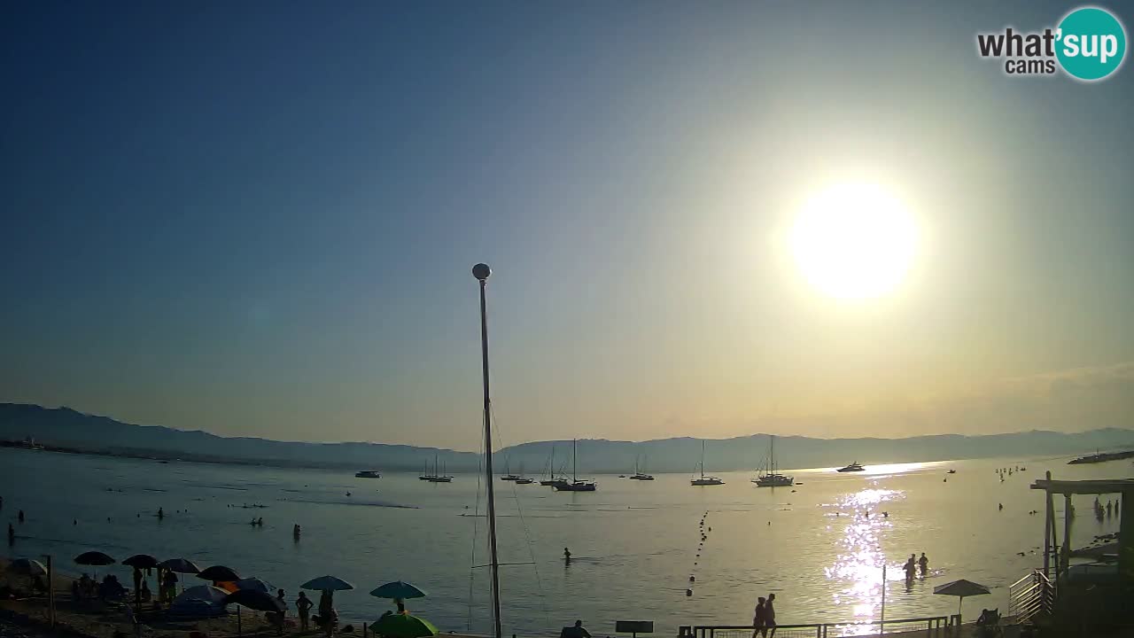 Webcam Cagliari Windsurf Club – Liveblick vom Poetto Strand