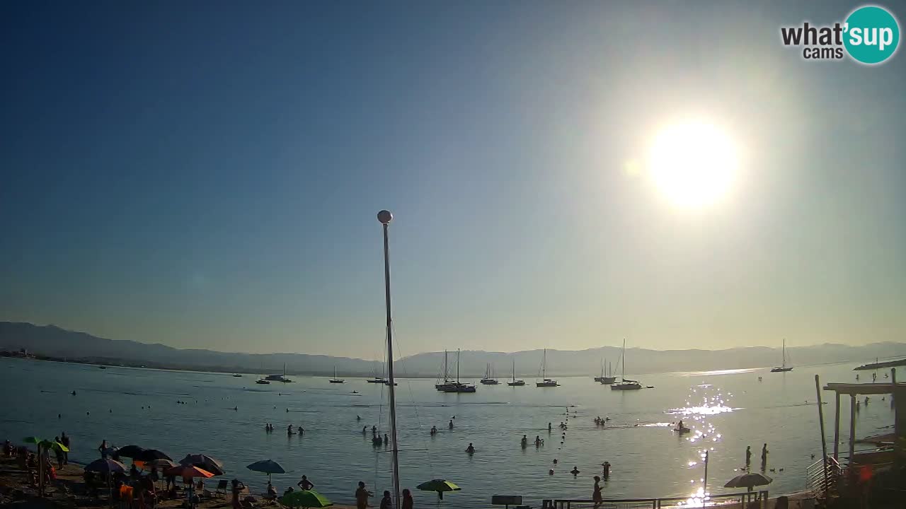 Webcam Cagliari Windsurf Club – Plage du Poetto en direct