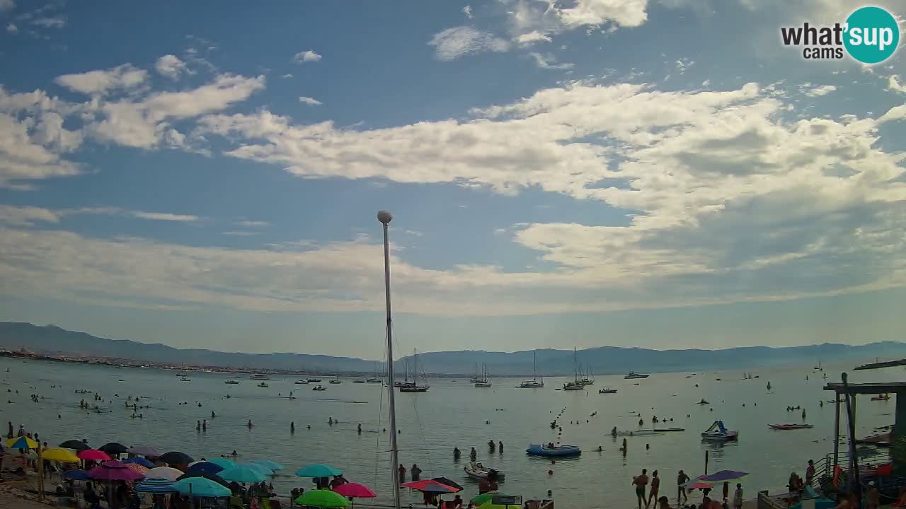 Webcam Cagliari Windsurf Club – Spiaggia del Poetto in diretta