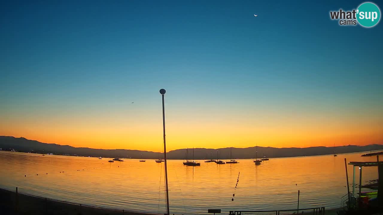 Webcam Cagliari Windsurf Club – Plage du Poetto en direct