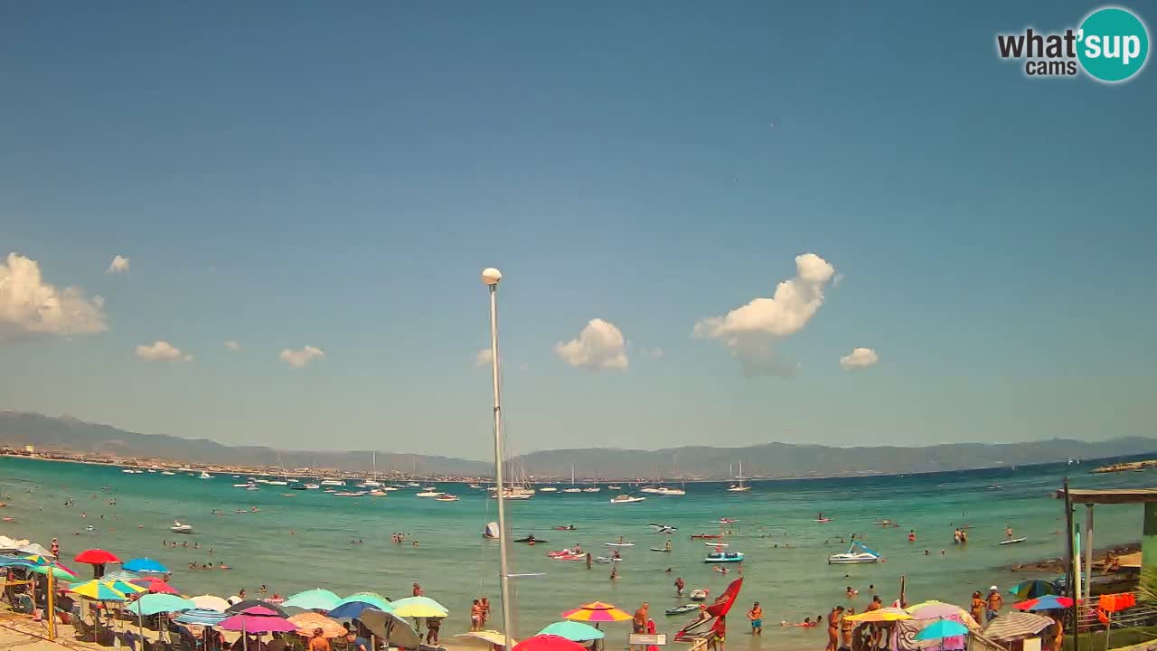 Webcam Cagliari Windsurf Club – Spiaggia del Poetto in diretta
