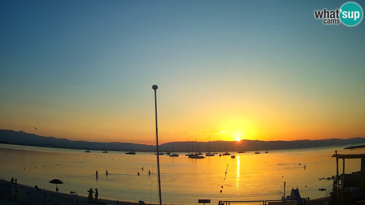 Webcam Cagliari Windsurf Club – Liveblick vom Poetto Strand