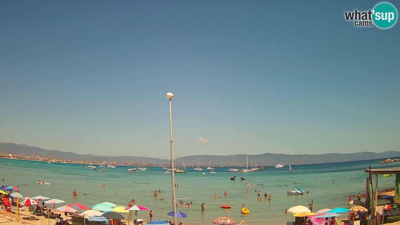 Webcam Cagliari Windsurf Club – Liveblick vom Poetto Strand