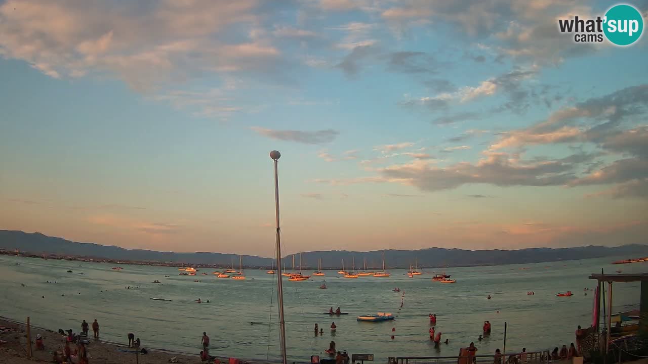 Webcam Cagliari Windsurf Club – Liveblick vom Poetto Strand