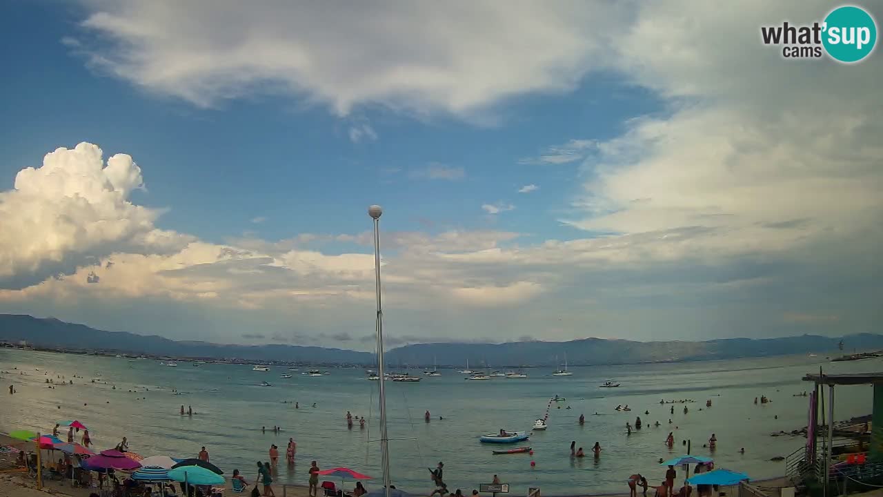 Webcam Cagliari Windsurf Club – Plage du Poetto en direct
