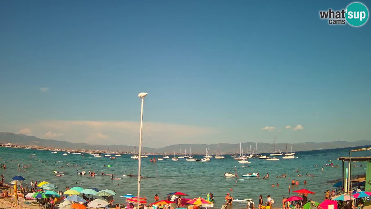 Webcam Cagliari Windsurf Club – Plage du Poetto en direct