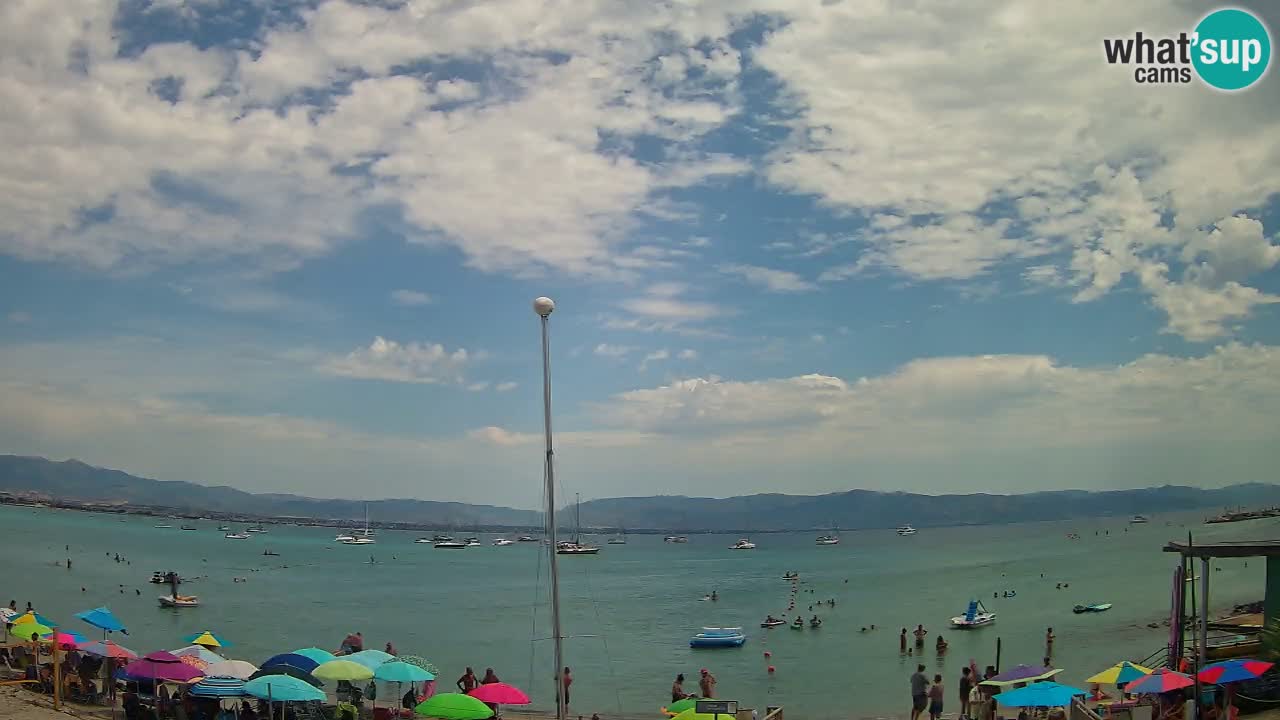 Webcam Cagliari Windsurf Club – Liveblick vom Poetto Strand