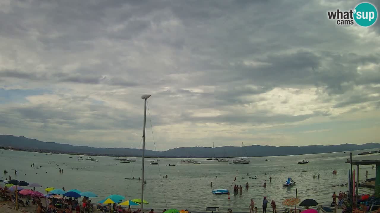 Webcam Cagliari Windsurf Club – Plage du Poetto en direct