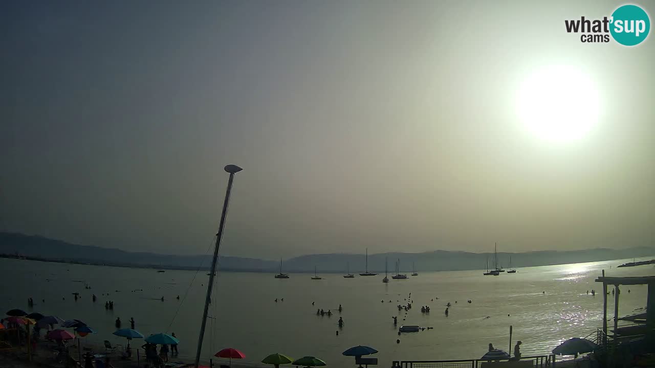 Web kamera Cagliari Windsurf Club – Poetto plaža uživo