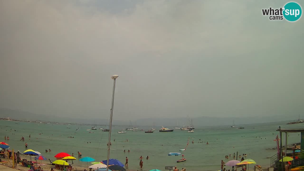 Webcam Cagliari Windsurf Club – Playa del Poetto en directo