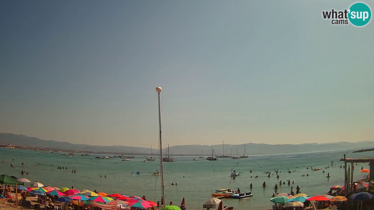 Webcam Cagliari Windsurf Club – Liveblick vom Poetto Strand