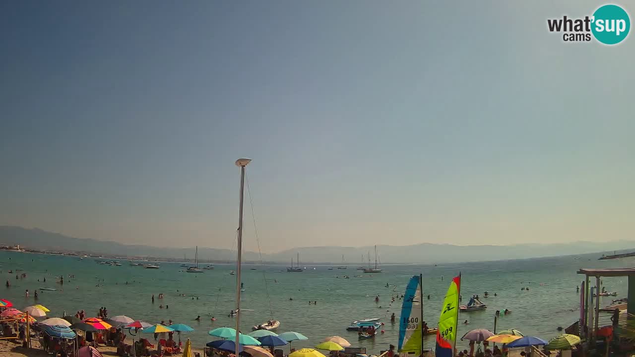 Webcam Cagliari Windsurf Club – Spiaggia del Poetto in diretta