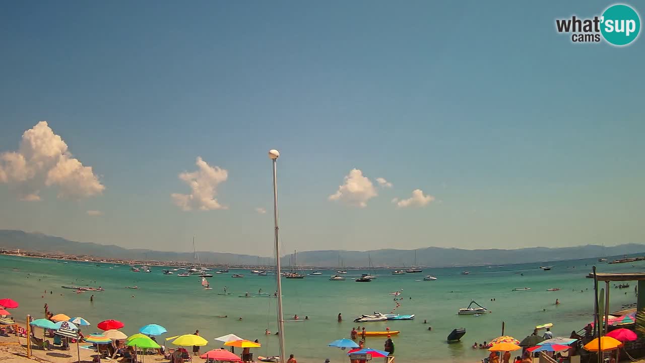 Webcam Cagliari Windsurf Club – Liveblick vom Poetto Strand