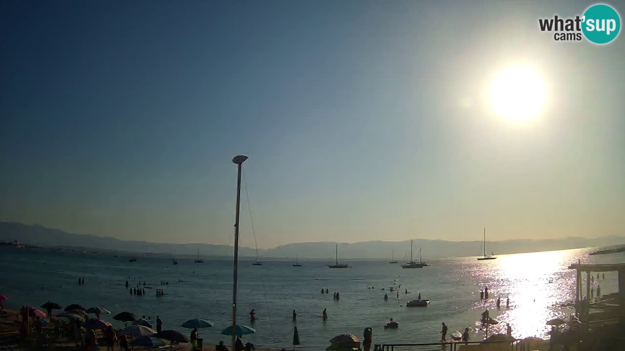 Webcam Cagliari Windsurf Club – Playa del Poetto en directo