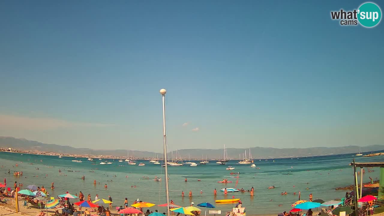 Webcam Cagliari Windsurf Club – Spiaggia del Poetto in diretta