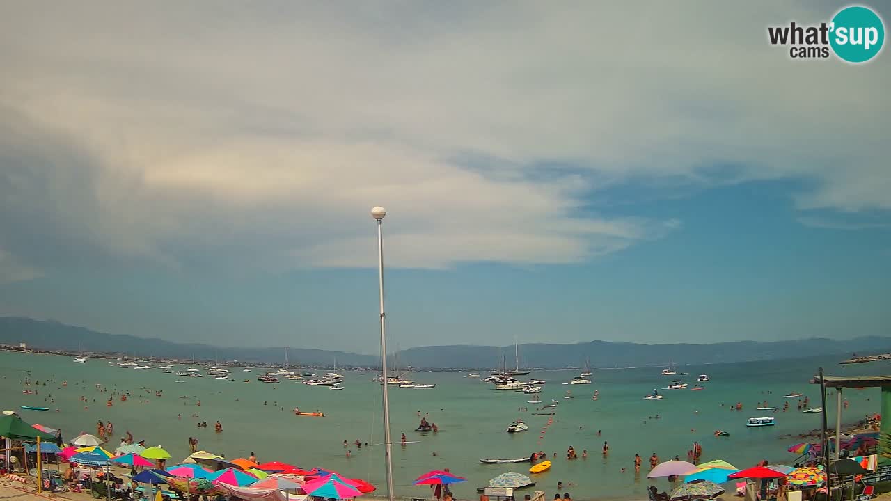 Webcam Cagliari Windsurf Club – Plage du Poetto en direct