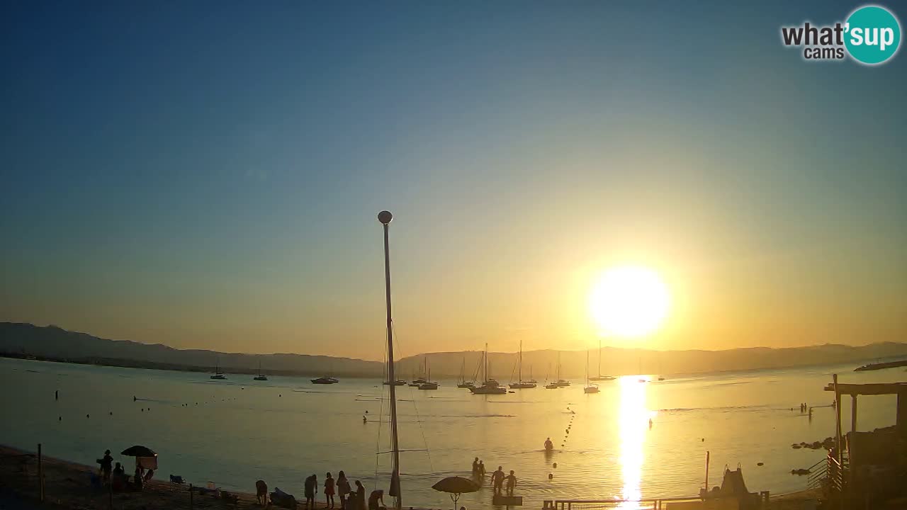 Webcam Cagliari Windsurf Club – Playa del Poetto en directo