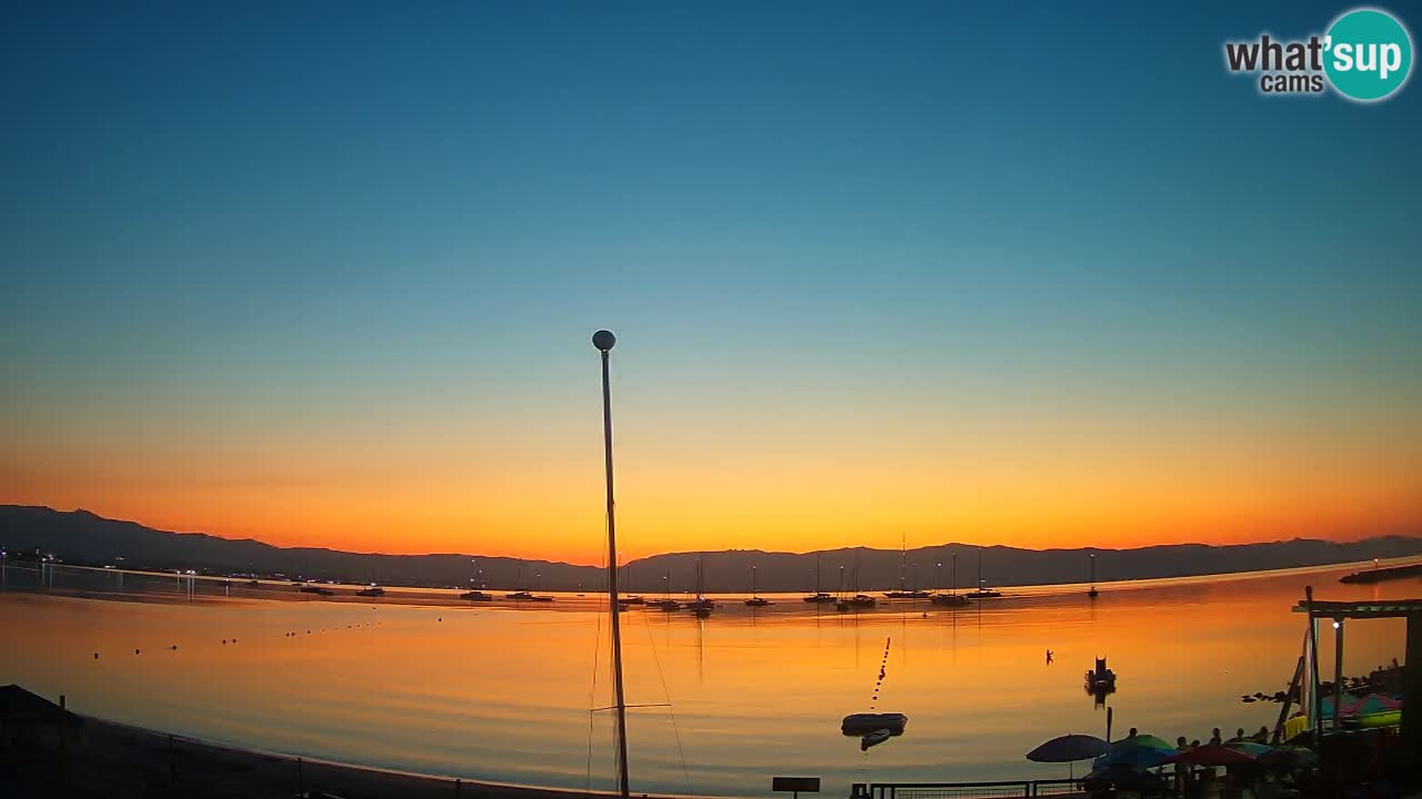 Webcam Cagliari Windsurf Club – Spiaggia del Poetto in diretta
