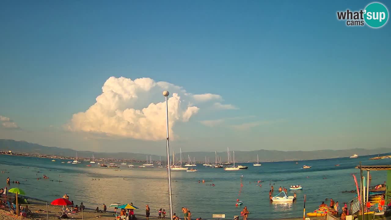 Webcam Cagliari Windsurf Club – Playa del Poetto en directo