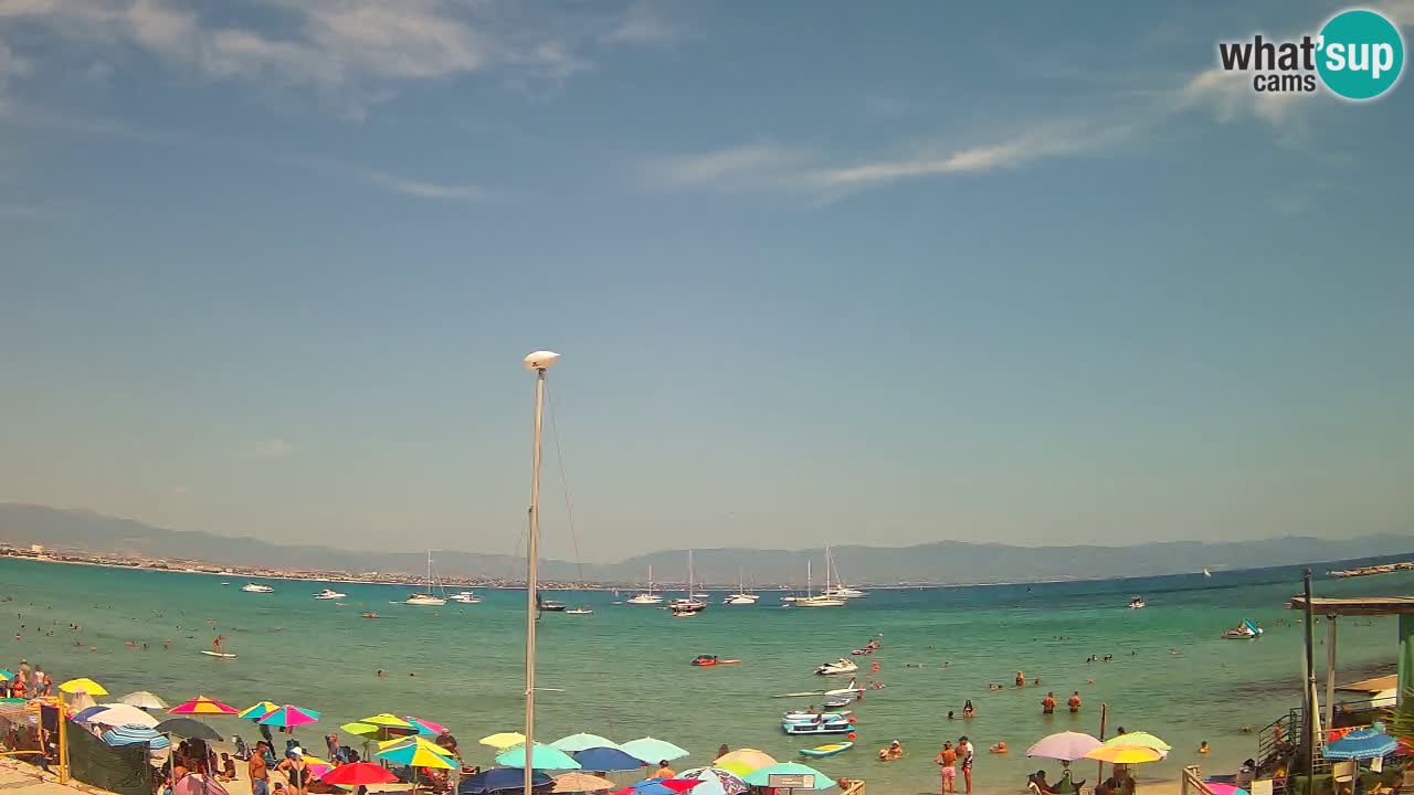 Webcam Cagliari Windsurf Club – Plage du Poetto en direct