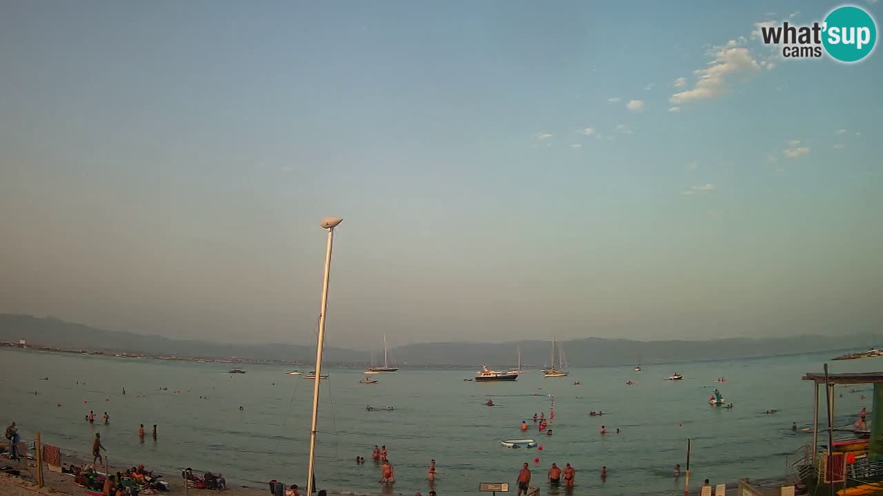 Web kamera Cagliari Windsurf Club – Poetto plaža uživo