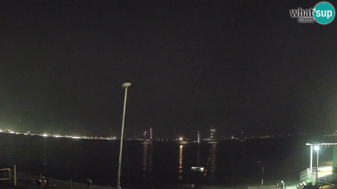 Webcam Cagliari Windsurf Club – Playa del Poetto en directo