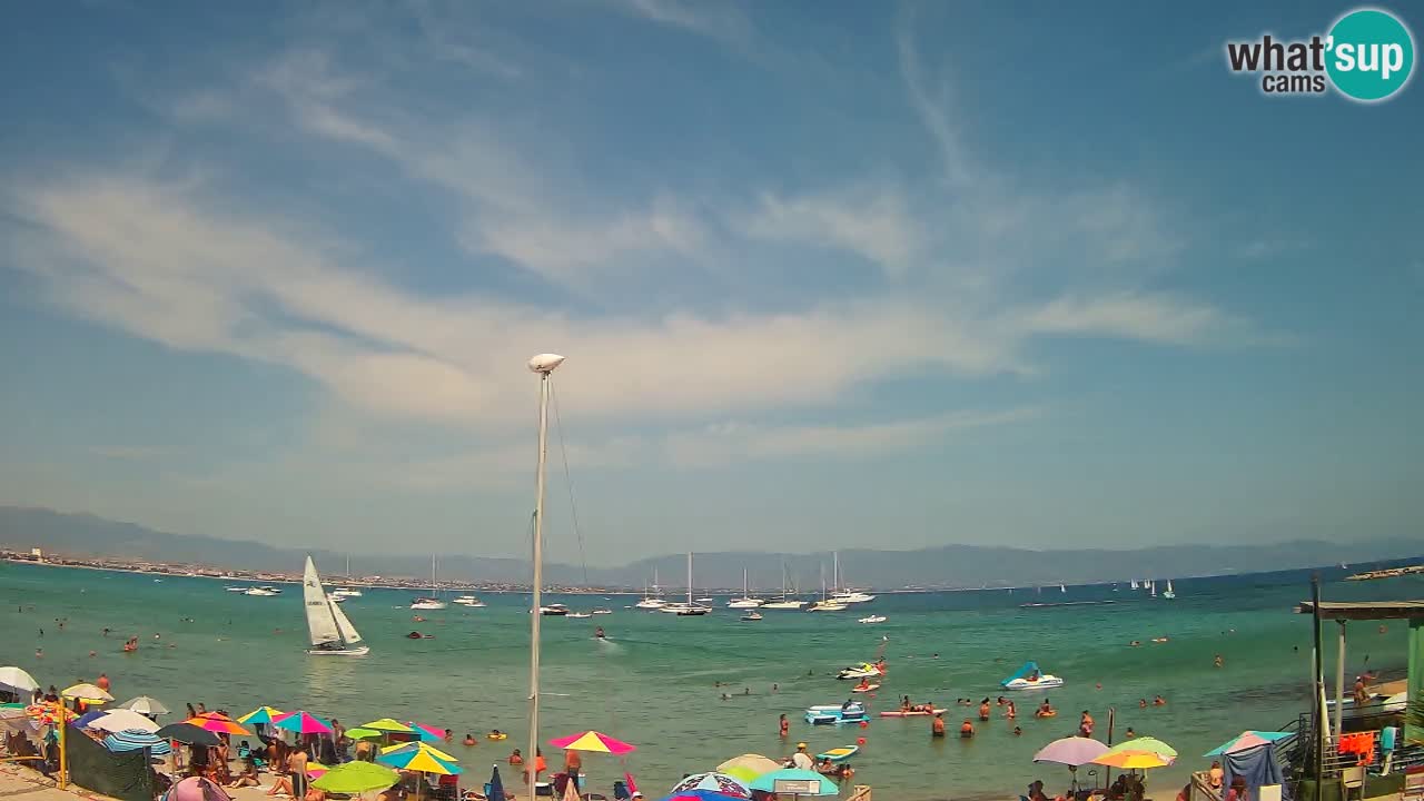Webcam Cagliari Windsurf Club – Spiaggia del Poetto in diretta
