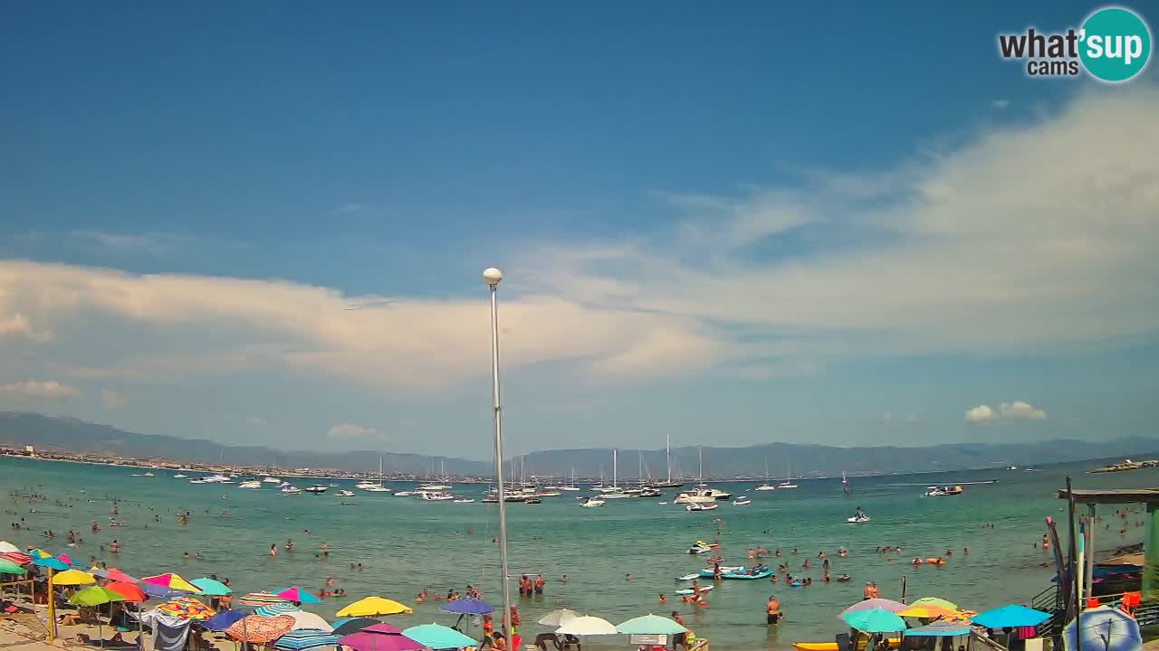 Webcam Cagliari Windsurf Club – Spiaggia del Poetto in diretta