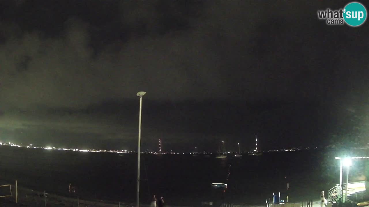 Webcam Cagliari Windsurf Club – Plage du Poetto en direct