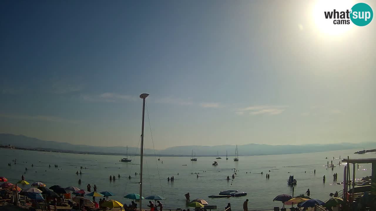 Webcam Cagliari Windsurf Club – Plage du Poetto en direct