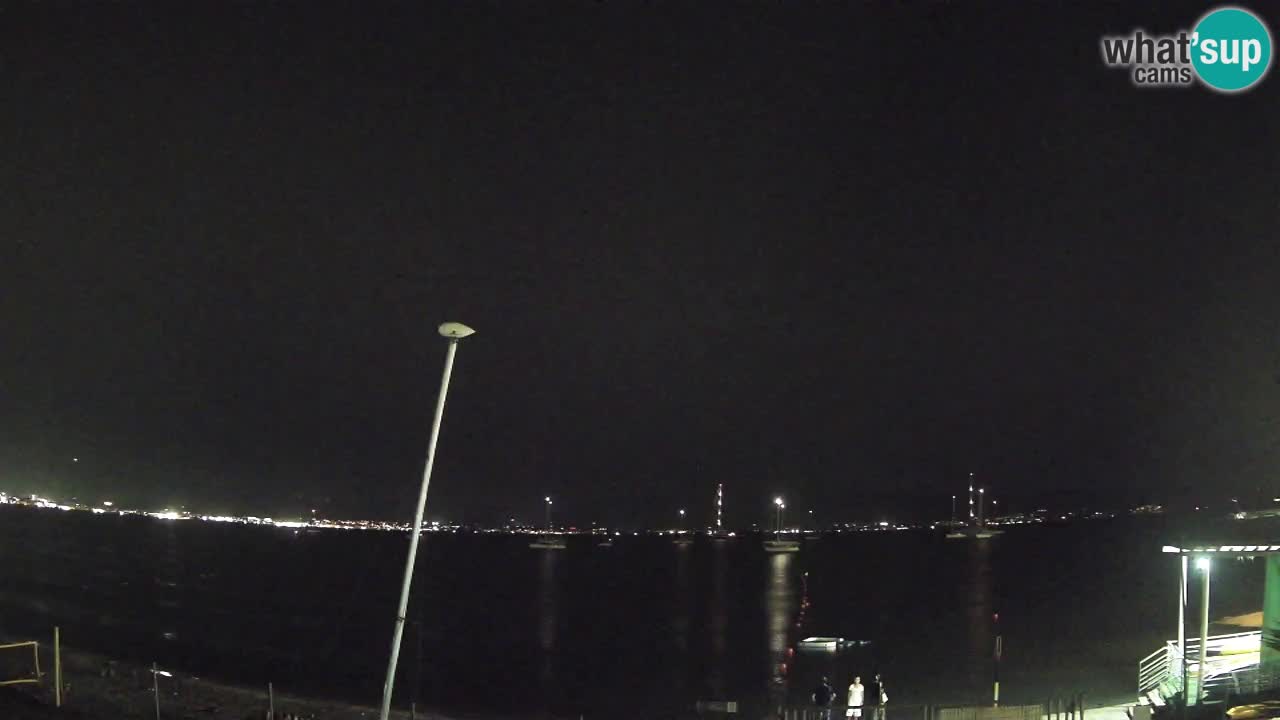 Webcam Cagliari Windsurf Club – Playa del Poetto en directo