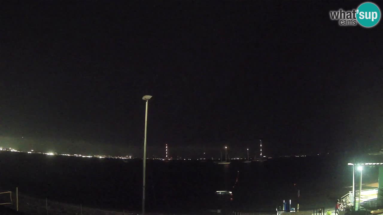 Webcam Cagliari Windsurf Club – Playa del Poetto en directo