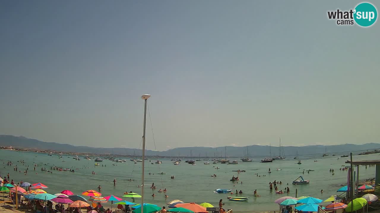 Webcam Cagliari Windsurf Club – Spiaggia del Poetto in diretta