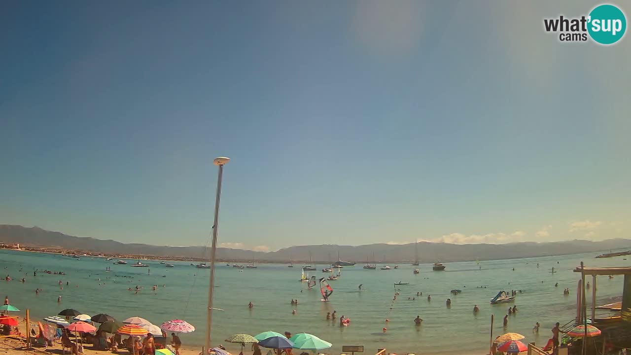 Webcam Cagliari Windsurf Club – Liveblick vom Poetto Strand