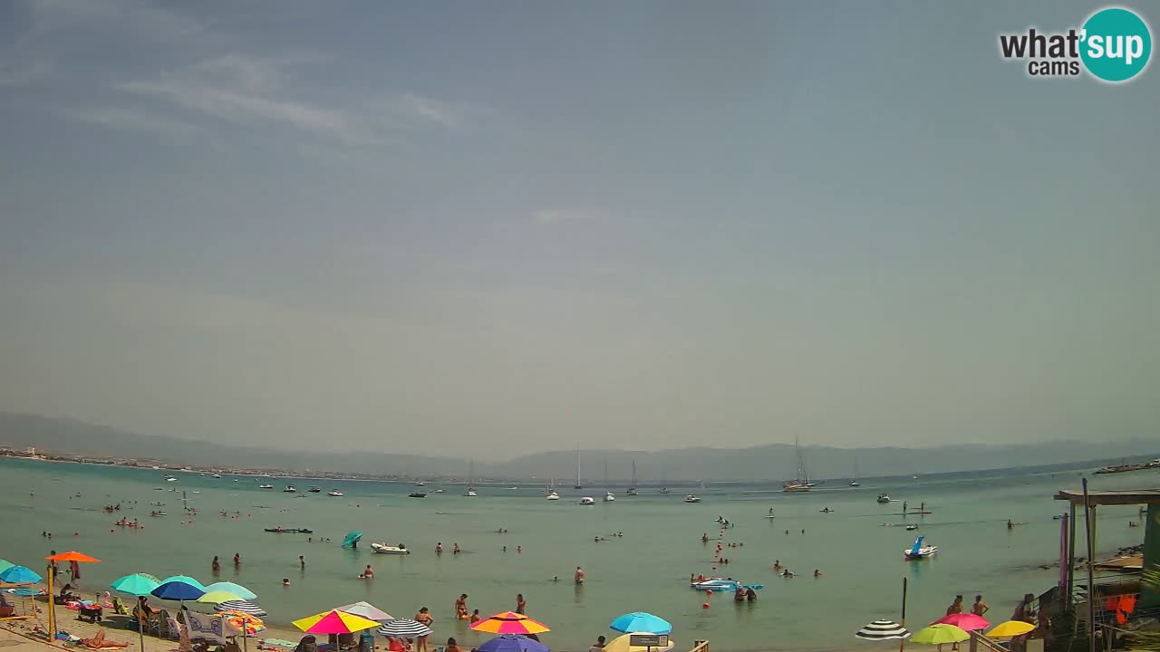 Webcam Cagliari Windsurf Club – Spiaggia del Poetto in diretta