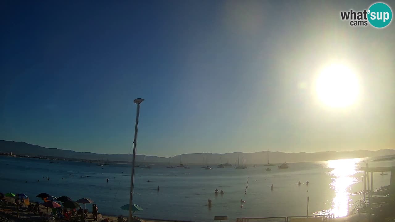 Webcam Cagliari Windsurf Club – Liveblick vom Poetto Strand