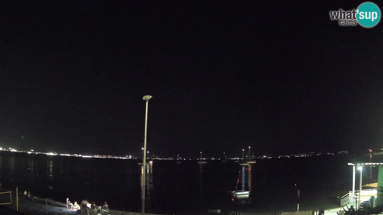 Webcam Cagliari Windsurf Club – Playa del Poetto en directo