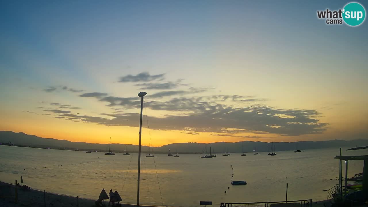Webcam Cagliari Windsurf Club – Spiaggia del Poetto in diretta