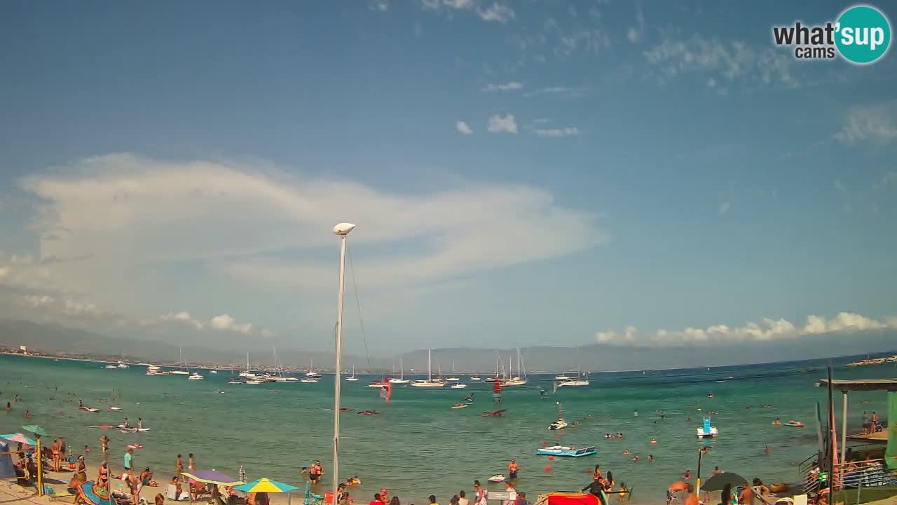 Webcam Cagliari Windsurf Club – Plage du Poetto en direct