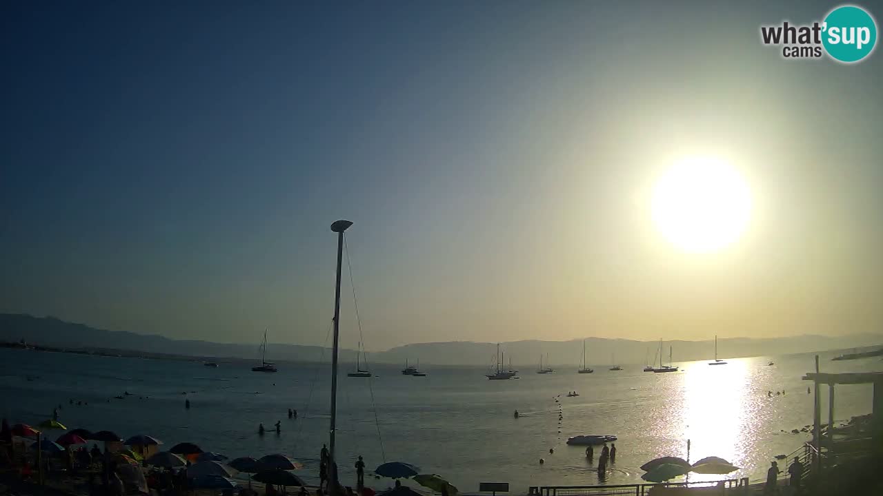 Webcam Cagliari Windsurf Club – Plage du Poetto en direct