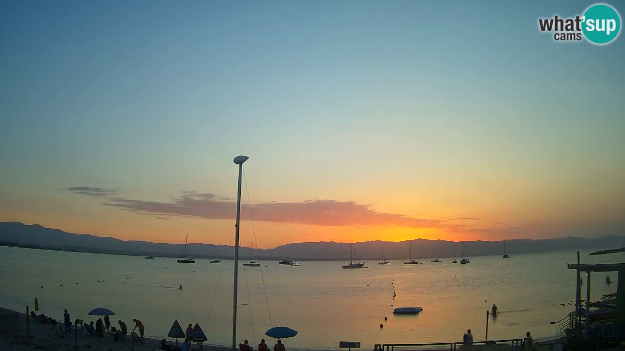 Webcam Cagliari Windsurf Club – Plage du Poetto en direct