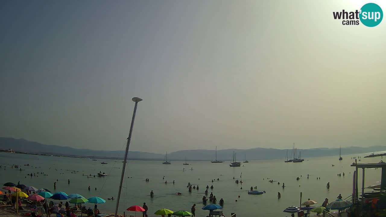 Webcam Cagliari Windsurf Club – Spiaggia del Poetto in diretta
