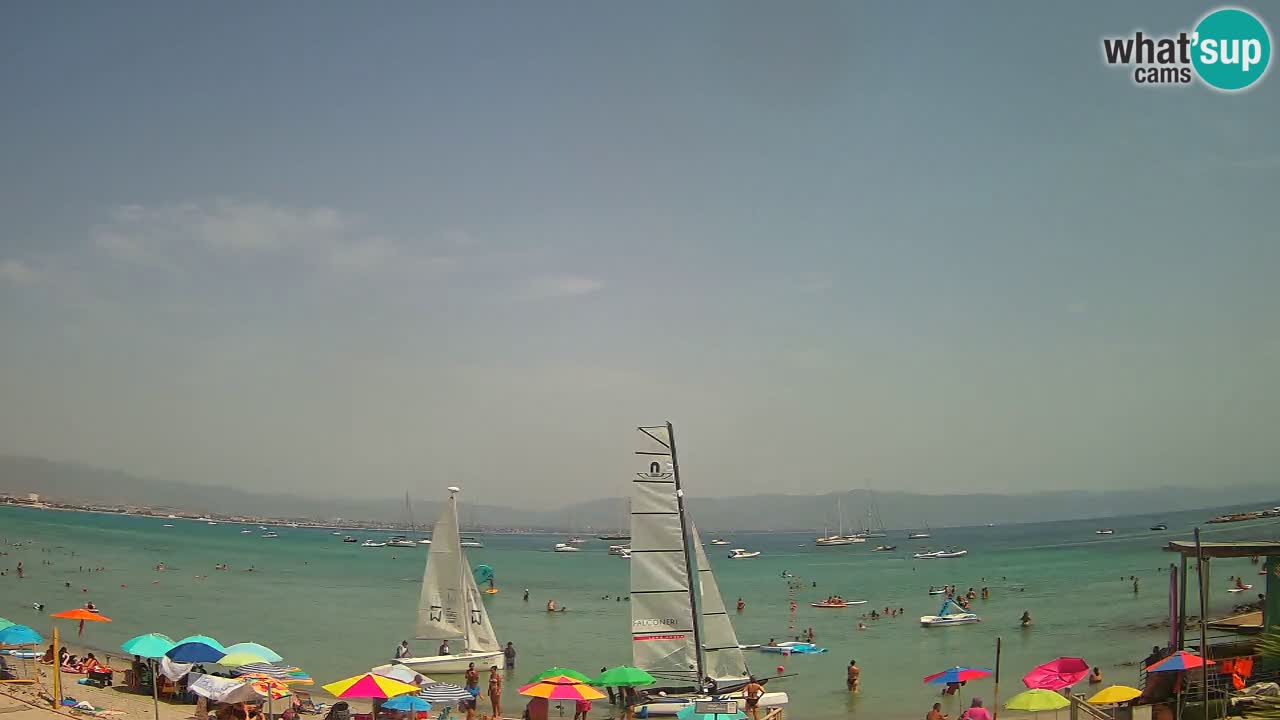 Webcam Cagliari Windsurf Club – Plage du Poetto en direct