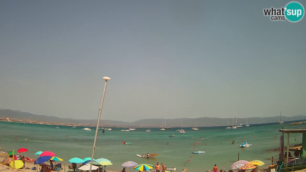 Web kamera Cagliari Windsurf Club – Poetto plaža uživo