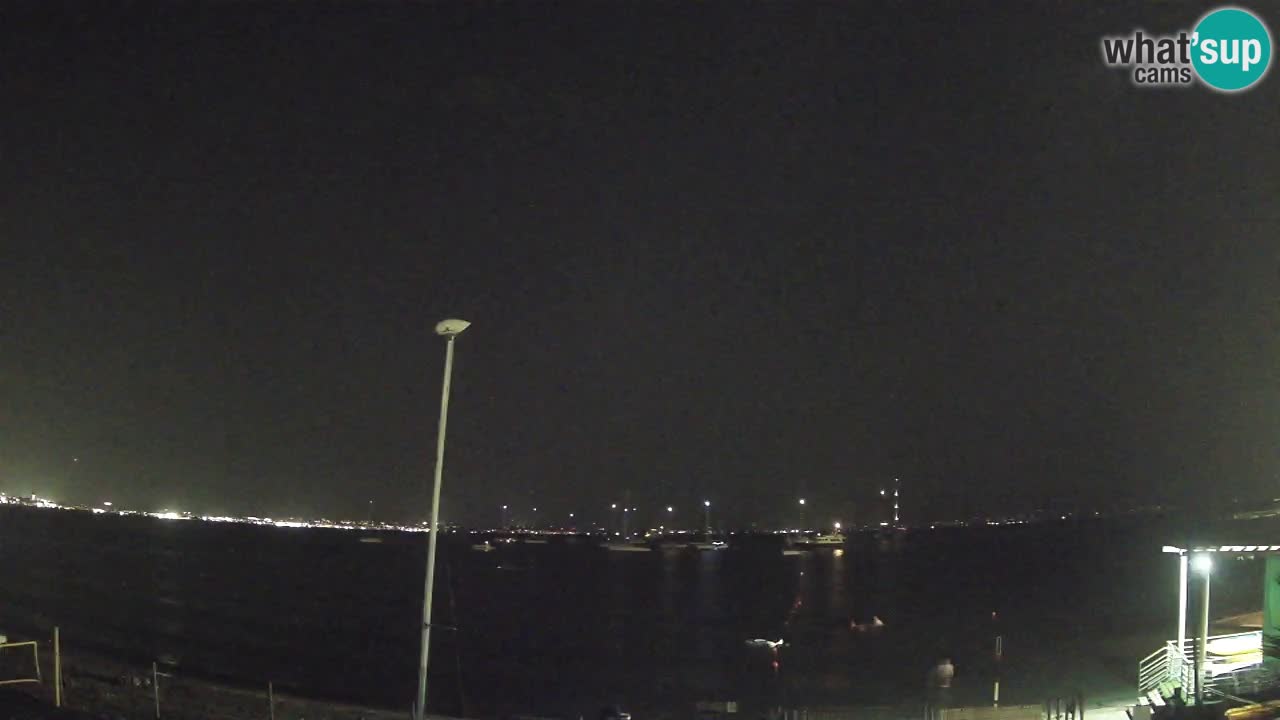 Webcam Cagliari Windsurf Club – Playa del Poetto en directo