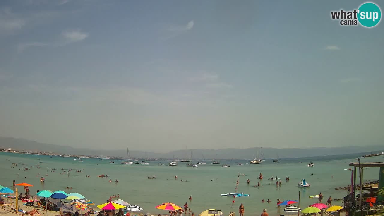 Webcam Cagliari Windsurf Club – Plage du Poetto en direct