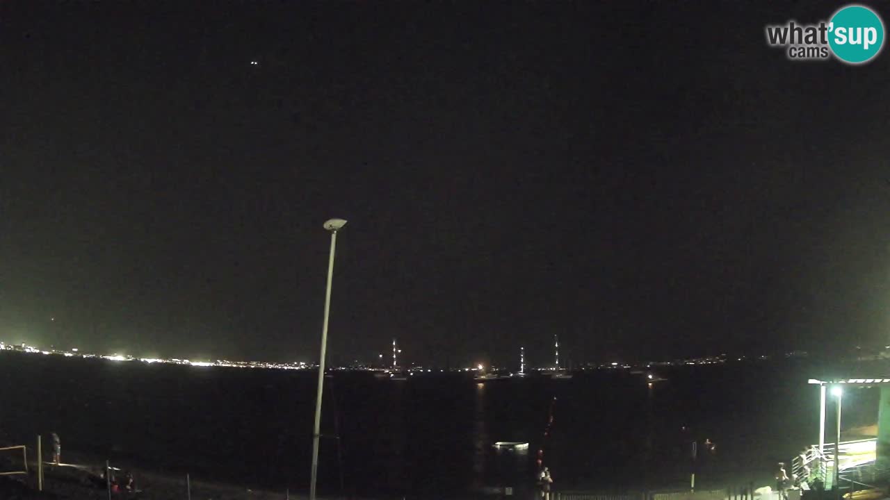 Webcam Cagliari Windsurf Club – Playa del Poetto en directo