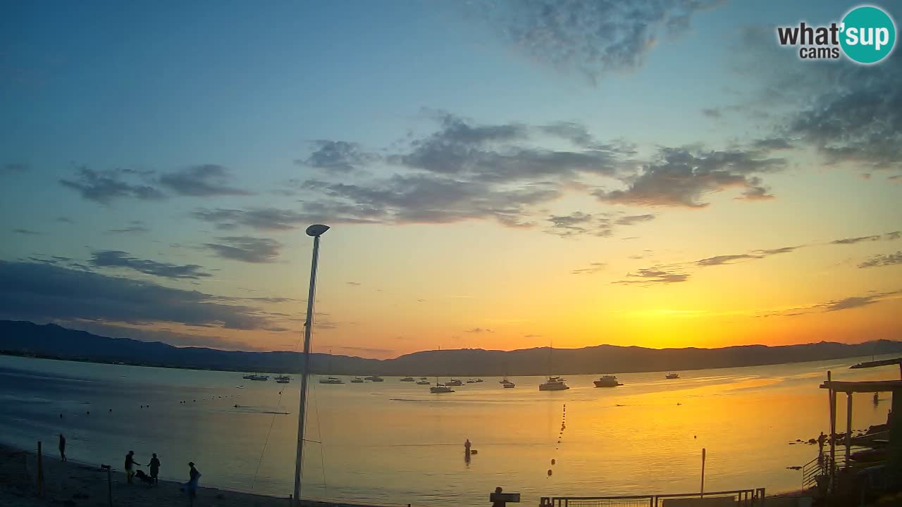 Webcam Cagliari Windsurf Club – Spiaggia del Poetto in diretta